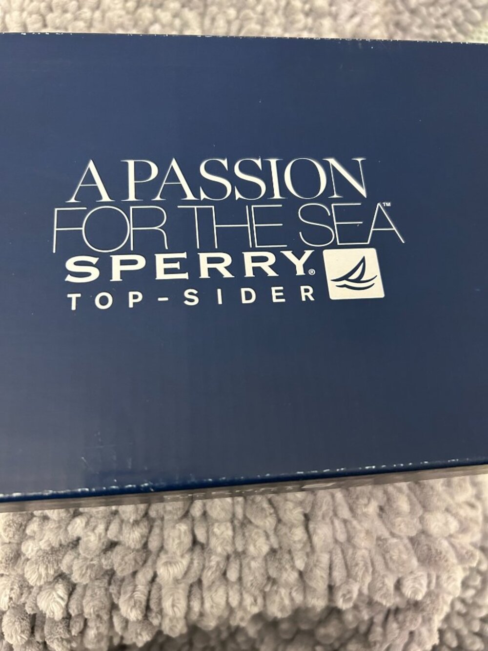 Women's Sperry Top Sider Boat Shoes Size 10 Navy and Beige - Picture 8 of 10